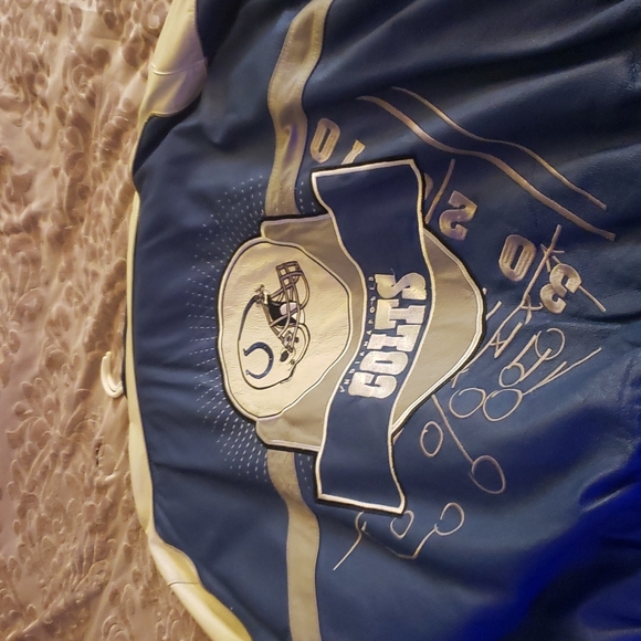 NFL Colts Vintage leather jacket & Clean! - Picture 3 of 3